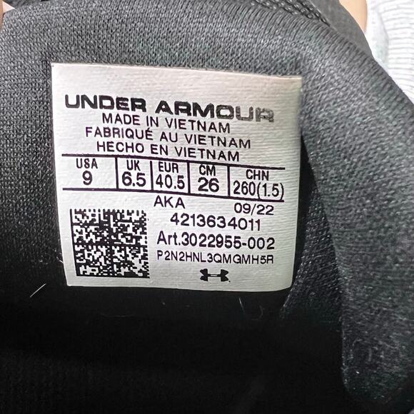 Under Armour Women's Essential Cross Trainer Black US 9 EU 40.5 3022955-002 - Picture 2 of 9